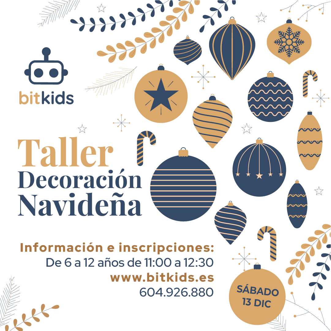 Taller de decoración navideña